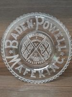 Baden Powell Mafeking Glass Collector Plate 