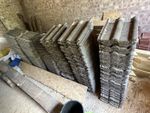 600 Double Roman Concrete Roof Tiles Black Grey