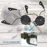 For Howard Leight Headset Electronic Earmuf Helmet Rail Tactical Headphone Stand