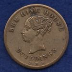 Unofficial Farthing, Lancashire Blackburn William Pickles Ext Rare (Ref. d0224)