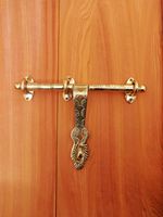 Unique Vintage Style Latches,Artisan Solid Brass Bolts,Moroccan Solid Gate Latch