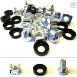 30 Pack of M6 Cage Nuts Screws Washers 19" Data Network Rack Cabinet Mount PDU