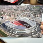 Lord Norman Foster Architect 8x6 Autograph Photo Wembley Stadium Arch Football