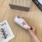 Men Women Spring Summer New Leather Ballstar Casual Lace-Up Sneakers Breathable/