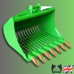 Riddle Bucket Profiled Back for 0.75 - 9T machine