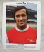 TYPHOO TEA FOOTBALL CARD PHOTO, George Graham, Arsenal FC, Scotland