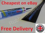 Heavy Duty 100% RUBBER Garage Door Floor Threshold Weather Draught Excluder Seal