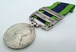 An India General Sevice Medal 1908 with 2 clasps Afghan 1919 & Waziristan 19-21