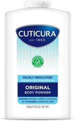 CUTICURA MILDLY MEDICATED TALCUM POWDER 250G