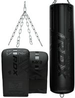 RDX Boxing Punching Bag with Boxing Gloves Filled Heavy Bag 5FT Training MMA Bag