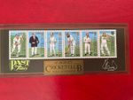 QE II STAMPS, ALDERNEY, CRICKET CLUB M/S, FREE POSTAGE
