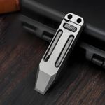 Titanium Alloy Mini Multi Tool Screwdriver Adjustable Wrench Keychain EDC