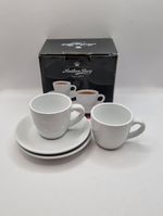 Anthony Berg Pair Of Espresso Cups With Saucers In Original Box Danish Design