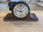 vintage anvil westminster chime mantel clock - spares or repairs - untested 