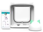 Sure Petcare SureFlap Microchip Cat Flap Connect with Sure Petcare Hub, DualScan