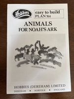 Vintage Hobbies of Dereham Plan 764 Animals For Noah’s Ark