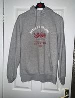 Brand New Canterbury British and Irish Lions Rugby Grey Hoodie Size L