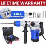 Electric Rotary Drill Impact Hammer Drills Breaker SDS Plus Chuck Chisel Bits
