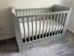 Mama & Papas Cot - Mia Collection In Grey - Excellent Condition