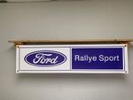 Ford Rallye Sport Banner Car Garage Workshop Wall Display RS Escort Capri Fiesta