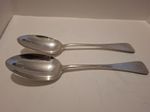 138g, Pair of Sterling Silver Table Spoons, London 1848, Joseph and Adam Savory