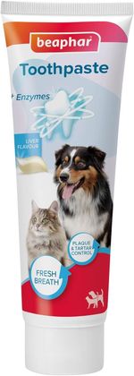 Beaphar Advanced Dual-Enzyme Toothpaste, Dental Care for Dogs & Cats, 100g Tube