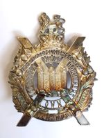 WW1 King's Own Scottish Borderers Officers Cap Badge Qvc Fully Fretted- Original