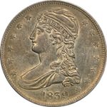 1839 AU55 Capped Bust Half Dollar PCGS 57248738 