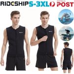 3mm Neoprene Diving Vest Men Wetsuit Scuba Swimming Surfing Warm Sleeveless Tops