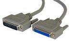 2m Male to Female DB25 Parallel Printer Extension Rs232 Fully Wired 25 pin Cable