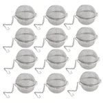 12x Stainless Steel Tea Infuser Strainer Mesh Ball Filter Loose Leaf Spice Herb