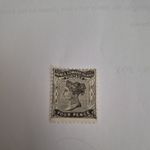 (F233-8) 1862 Prince Edward Island 4c black QVIC stamp MH (H)