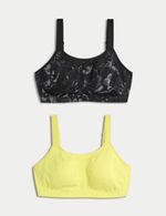 M&S - Goodmove Womens Sports bra in Grey Mix