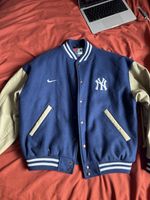 Nike Team New York Yankees Wool Leather Varsity Jacket Vintage MLB Medium