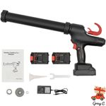6-Speed Handheld Cordless Caulking Gun Electric Sealant Gun Tool w/Toolbox 8000N
