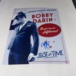 Jonathan Groff Autographed Just In Time Broadway Poster 11x14 Photo 3