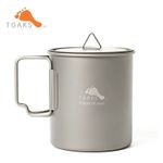 TOAKS Titanium 750ml Camping Pot Ultralight Backpacking Cookware Outdoor Hiking