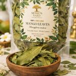 Organic Dried Mango Leaves Whole or Artisan Cut tea Wellness Eco Print Art Craft