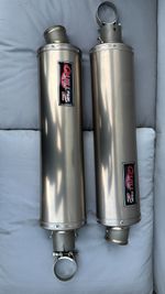 Twin Quill Evo 2 Oval Titanium Exhausts