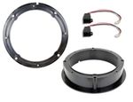 Seat Leon Front and Rear Door Speaker Adaptor Rings Spacers Kit 165mm 6.5"