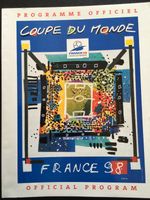 FRANCE 1998 OFFICIAL WORLD CUP TOURNAMENT PROGRAMME  MINT