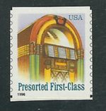 Scott #3132...(25) Cent...Juke Box... 2 Stamps