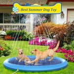 100/150/170/200 Splash Pad Sprinkler Pets Dog Sum Outdoor Bath Pool Non-slip Mat