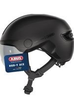 ABUS HUD-Y Ace City Helmet, Velvet Black Size S 51-55cm