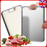 Stainless Cutting Board Double-Sided Titanium Cutting Boards for Kitchen Camping
