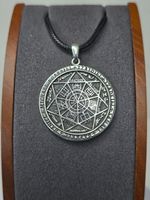 Seven Archangels Amulet 925 Sterling Silver Protection Angel Pendant