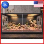 120 Gallon Reptile Tank, 4x2x2 Reptile Enclosure Front Sliding Door