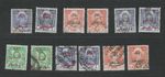 IRAQ 1948 PALESTIN AID STAMPS "INQATH FALASTEEN" VARIOUS OVPTS