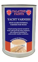 Yacht Varnish Clear High Gloss, Interior & Exterior,  Marine & Boat Varnish