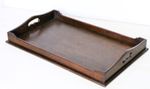 Antique Wooden Tray Butlers Carry Oak Edwardian With Royal Stamp Original